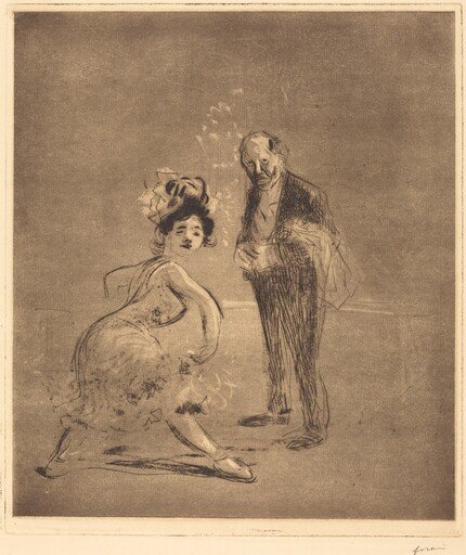 Danseuse et Maître d'hôtel (Dancer and Headwaiter)