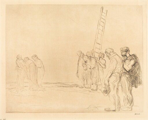 Le calvaire (2e planche) (Calvary) (second plate)