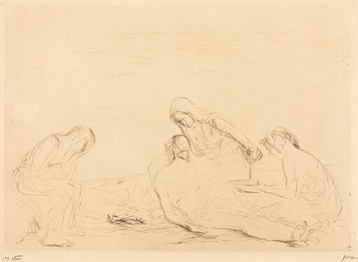 Pietà (3e planche) (Pietà) (third plate)