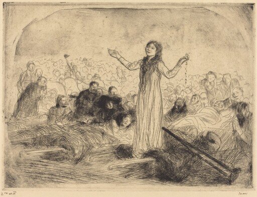 Lourdes, la miraculée (2e planche) (Lourdes, the Miracle) (second plate)