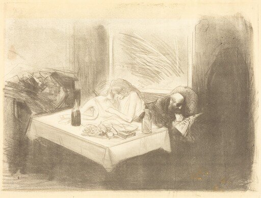 Le cabinet particulier (4e planche) (The Private Room) (fourth plate)
