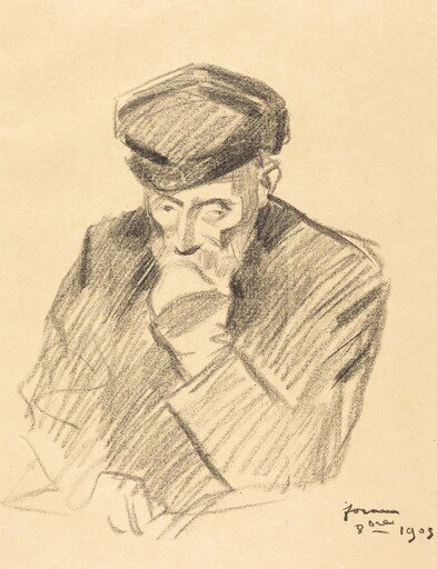 Portrait de Renoir (4e planche) (Portrait of Renoir) (fourth plate)
