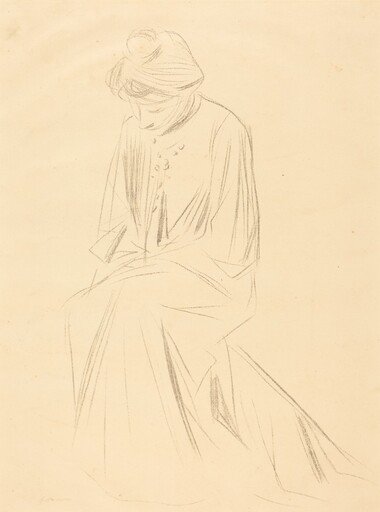 Etude de femme assise (Study of a Seated Woman)