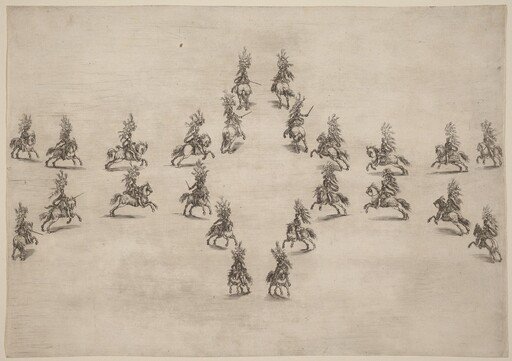 Twenty-Four Cavaliers in an Oval