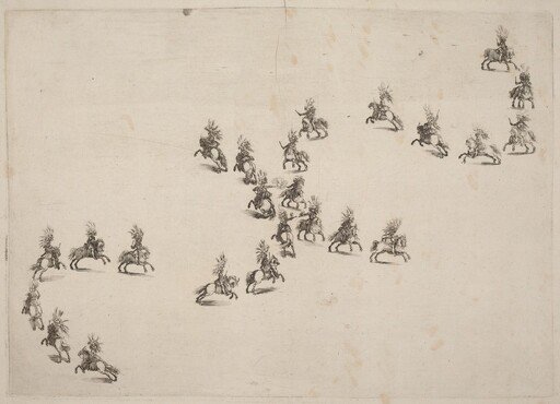 Twenty-Four Cavaliers in Double S Formation