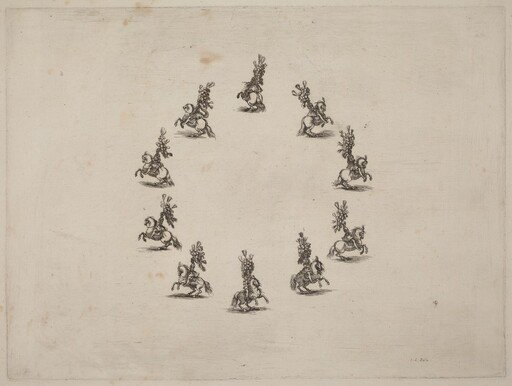 Ten Cavaliers in a Circle