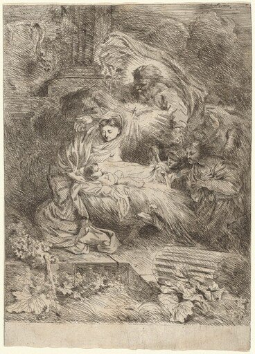 The Nativity with God the Father and the Holy Spirit