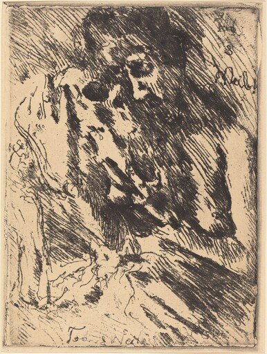Death and the Woman (Tod und Weib) from Dance of Death (Totentanz)