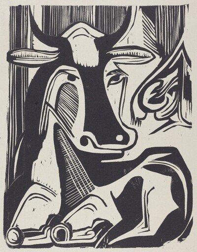 The Large Cow Lying Down (Grosse Liegende Kuh)