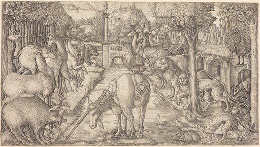 The Unicorn Purifies the Water with Its Horn