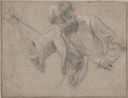 A Bearded Man with a Staff