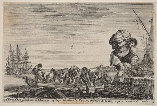 Title Page for "Views of the Ports of the Sea"