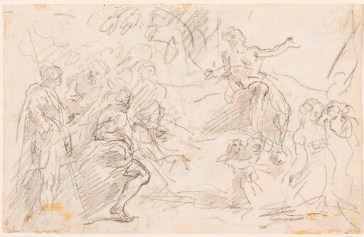 Biblical Scene [verso]