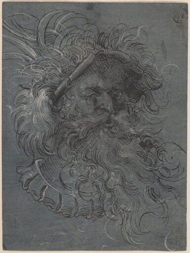 Head of a Bearded Man