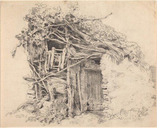 Corner of a Rustic Barn