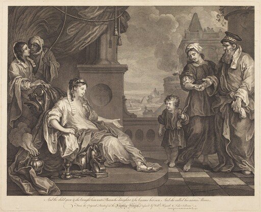 Moses Brought to Pharaoh's Daughter