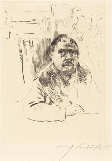 Selbstbildnis im Pelz (Self-Portrait in a Fur Coat)