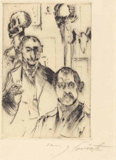 Doppelbildnis mit Skelett (Double Portrait with Skeleton)