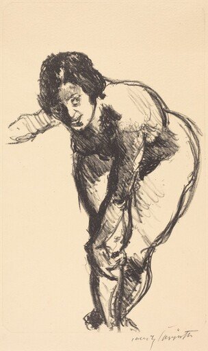 Gebeugter Akt (Nude Bending Forward)