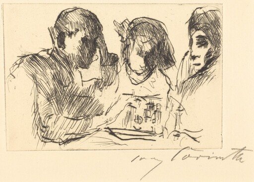 Schachspiel (Chess Players)