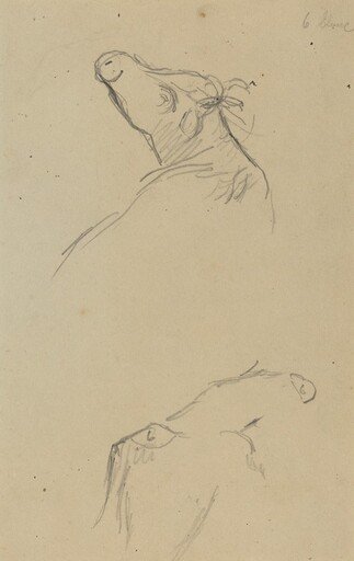 Two Cow's Heads [verso]