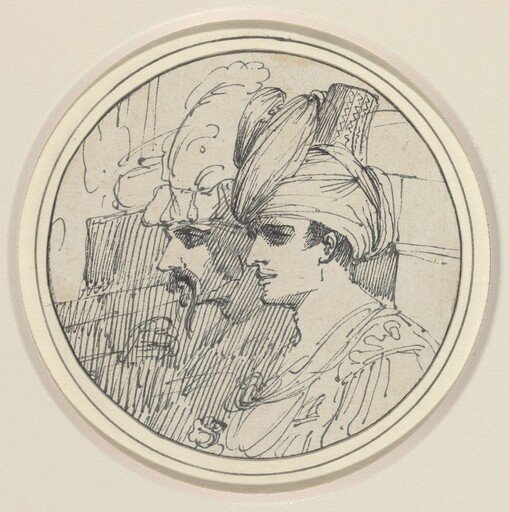 Two Oriental Heads