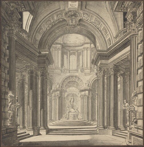 Interior of a Temple
