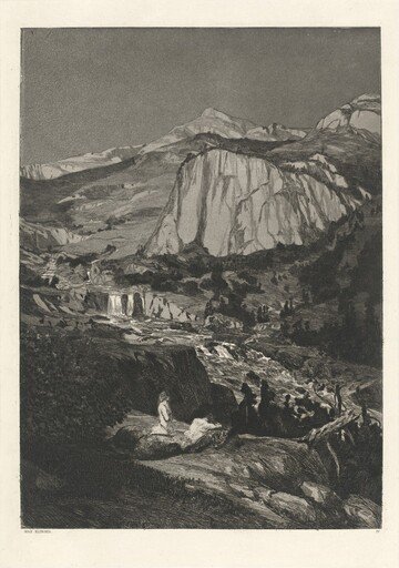 Moonlit Night (Mondnacht): pl. 4