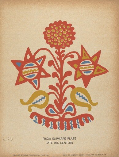 Plate 11: From the Portfolio "Folk Art of Rural Pennsylvania"