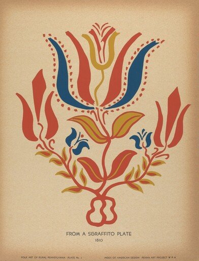Plate 2: From Portfolio "Folk Art of Rural Pennsylvania"