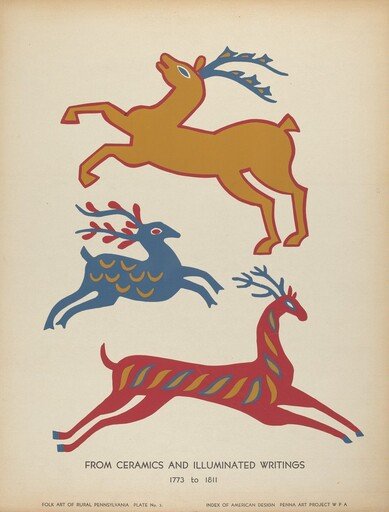 Plate 3: From Portfolio "Folk Art of Rural Pennsylvania"