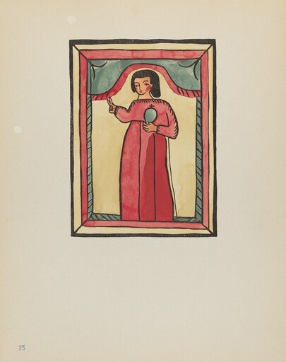 Plate 25: The Lost Child: From Portfolio "Spanish Colonial Designs of New Mexico"