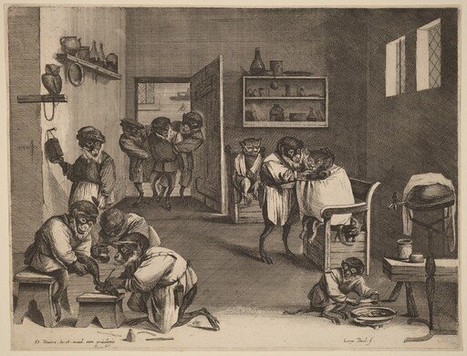 The Monkeys' Barber Shop