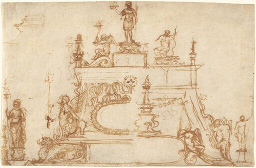 Studies for Small Bronzes with Classical Motifs