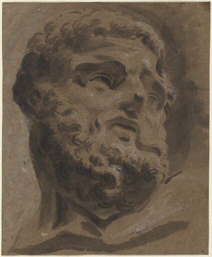 Bearded Head after the Antique