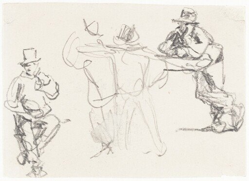 Studies of a Male Figure