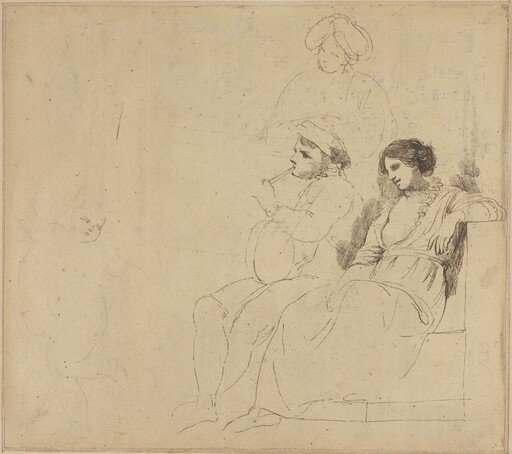 Study for "The Rustic Dancers"
