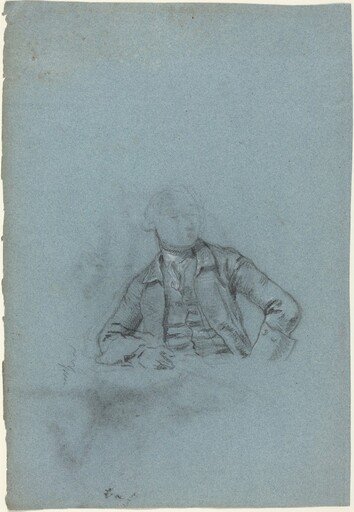 Study of a Seated Man [recto]