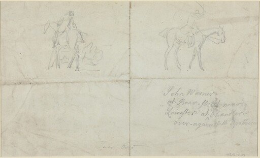 Mounted Horsemen [verso]