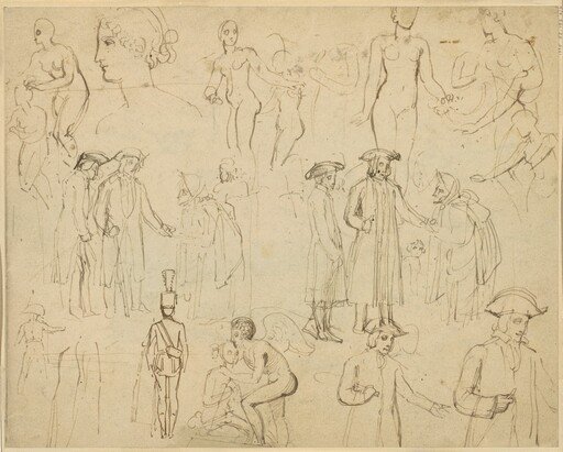 Roger de Coverley and the Gypsies [verso]