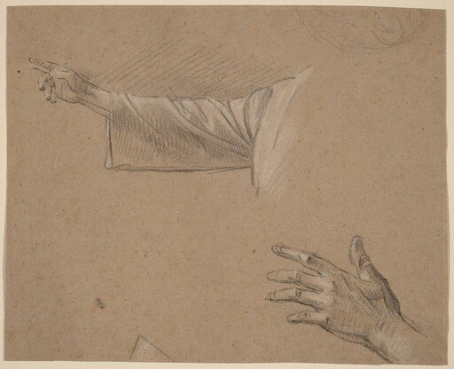Study of a Right Arm and a Left Hand