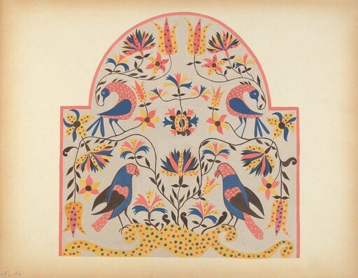 Study for Proposed Portfolio "Decorated Chests of Rural Pennsylvania"