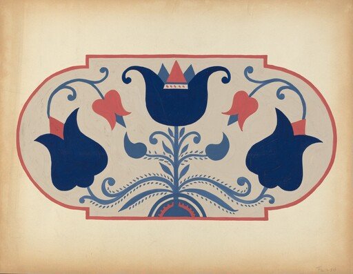 Study for Proposed Portfolio "Decorated Chests of Rural Pennsylvania"