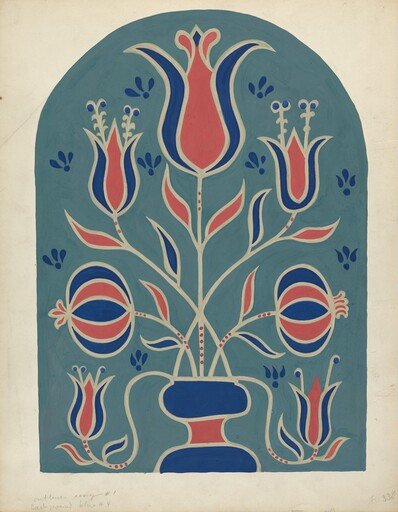 Study for Proposed Portfolio "Decorated Chests of Rural Pennsylvania"