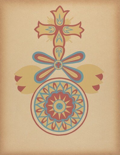 Santa Barbara Mission Doorway Design from the portfolio "Decorative Art of Spanish California"