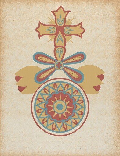 Santa Barbara Mission Doorway Design from the portfolio "Decorative Art of Spanish California"