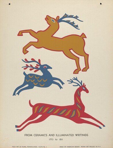 Plate 3: From Portfolio "Folk Art of Rural Pennsylvania"