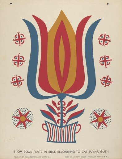 Plate 9: From Portfolio "Folk Art of Rural Pennsylvania"