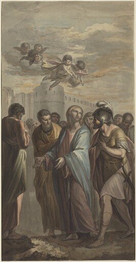 Christ with Apostles and a Roman Soldier