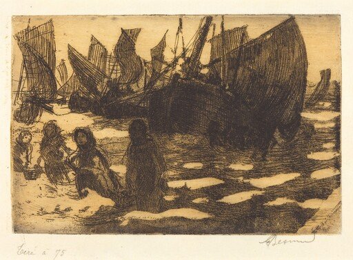 Small Fishing Boats of Berck (Petites Pêcheuses de Berck)